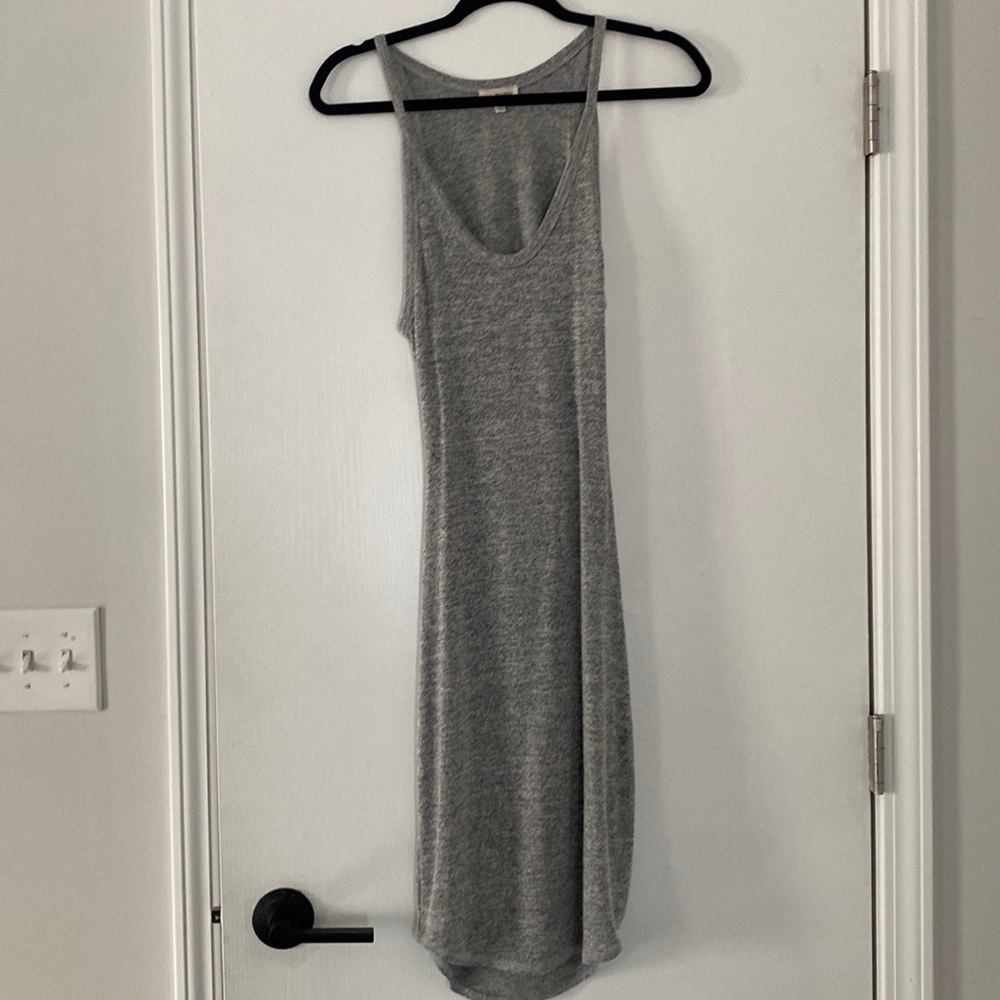 Wilfred Free jersey midi dress w/ back cutout